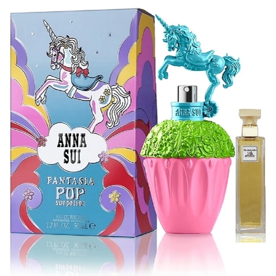 Anna Sui Fantasia Pop Surprise 童話彩虹獨角獸淡香水 50ml (藍綠色) 搭贈第五大道 5ml