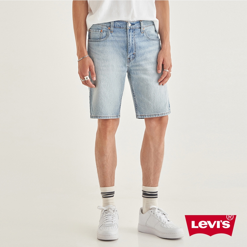 Levi's 405 低腰膝上彈性牛仔短褲 男生牛仔短褲 彈性牛仔褲