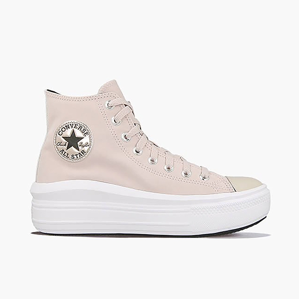 CONVERSE CTAS MOVE HI 高筒 厚底 舒適 休閒鞋 女 粉白 569545C