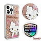 三麗鷗 Kitty iPhone 13 Pro 6.1吋軍規防摔鏡面水晶彩鑽手機殼-寶石凱蒂 product thumbnail 1