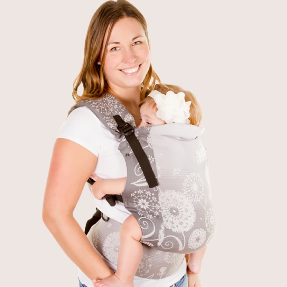 加拿大 Chimparoo Trek 嬰兒揹帶-緹花版-蒲公英月色