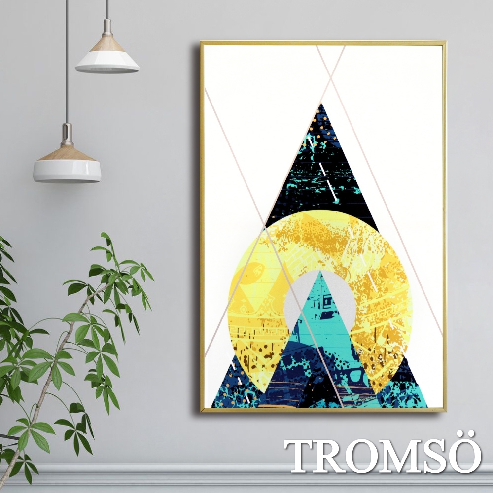 TROMSO北歐時代風尚有框畫-山嵐日昇WA117