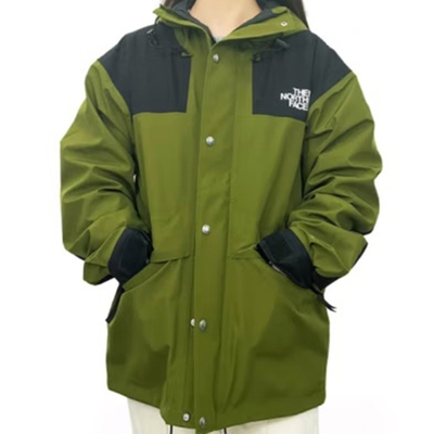 The North Face 北臉 外套 男款 運動連帽外套 外套 防潑水 防風 綠 M RETRO 1986 FUTURELIGHT NF0A5J5NPIB