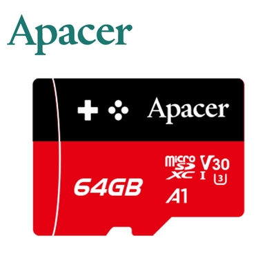 Apacer宇瞻 64GB MicroSDXC UHS-I U3 遊戲專用卡