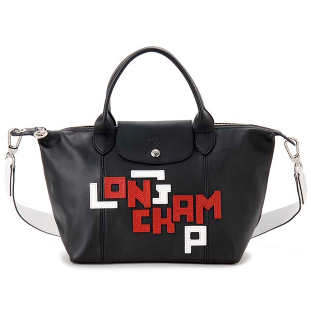 LONGCHAMP Le Pliage Cuir LGP小羊皮短把 