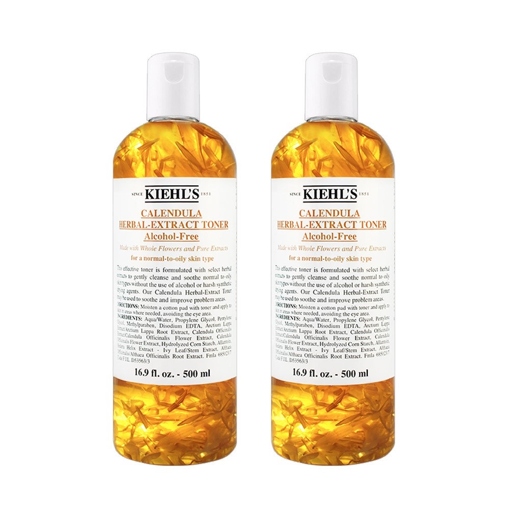 KIEHL'S契爾氏 金盞花植物精華化妝水(500ml) 2入組_國際航空版