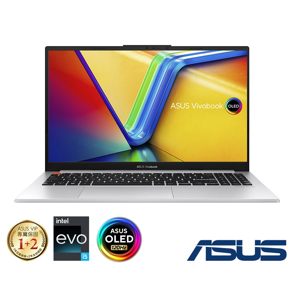ASUS S5504VA 15.6吋2.8K筆電 (i5-13500H/16G/512G/EVO/Vivobook S15 OLED/酷玩銀)