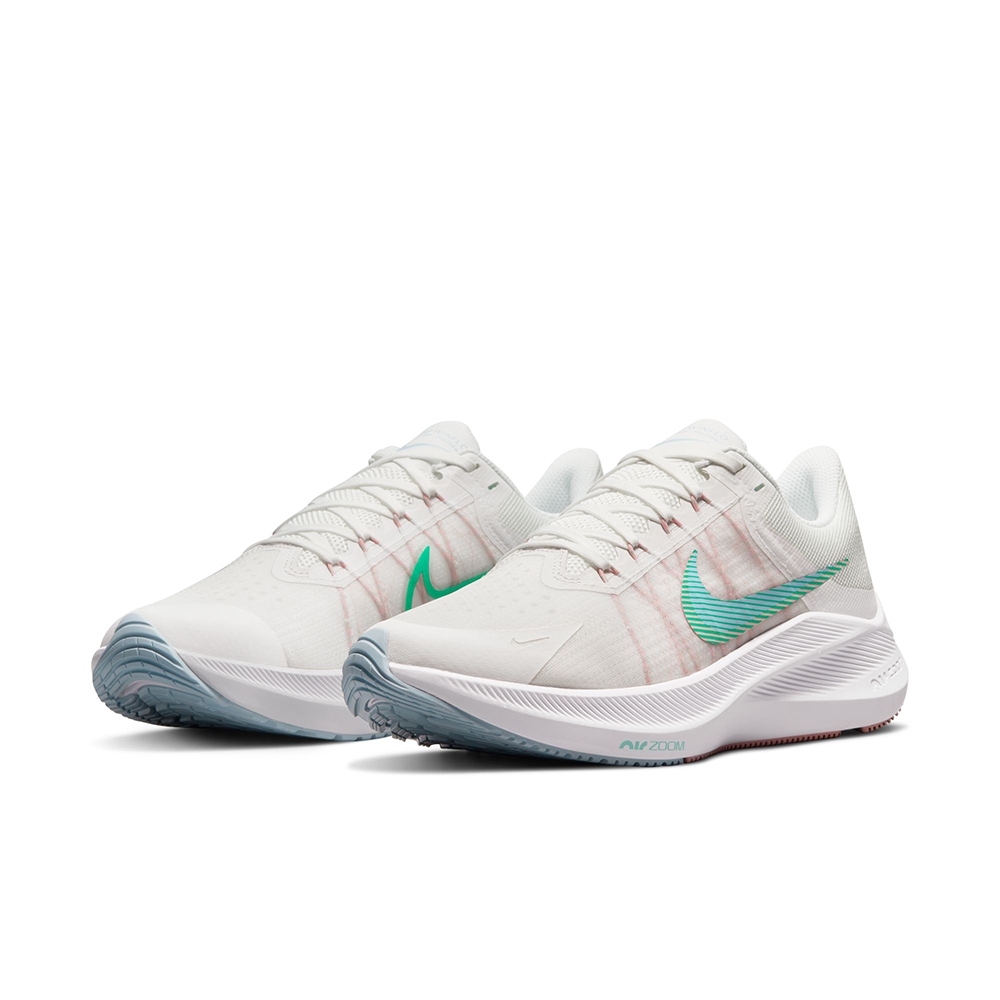 NIKE 運動鞋 女鞋 慢跑鞋 緩震 訓練 WMNS ZOOM WINFLO 8 白粉 CW3421105