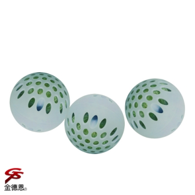金德恩 台灣專利製造 奈米銀離子活性除臭洗衣球1盒3顆