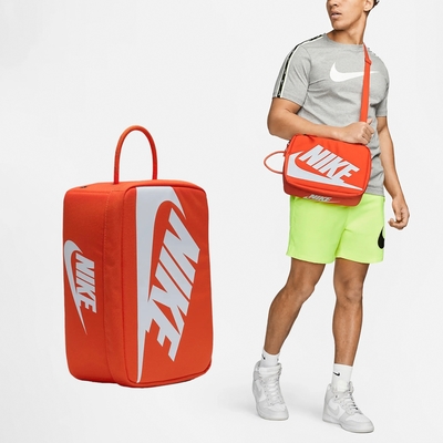 Nike 鞋袋 Shoe Box Bag 橘 白 鞋盒包 手提包 側背包 DV6092-870