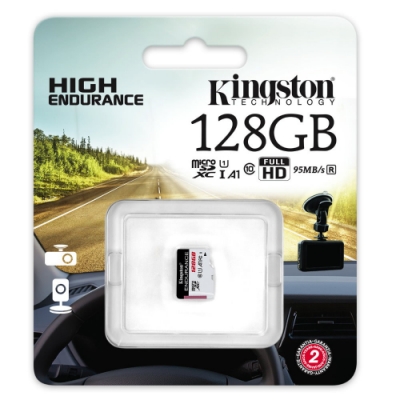 金士頓 Kingston High Endurance microSDXC 128G 高耐專用記憶卡 SDCE/128GB U1 A1