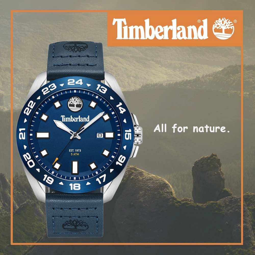 Timberland 天柏嵐 CARRIGAN系列 美式潮流大三針手錶 送禮首選-44mm TDWGB0029403