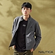 NAUTICA男裝 品牌經典LOGO休閒刷毛外套-灰色 product thumbnail 1