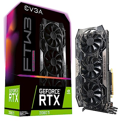 艾維克EVGA RTX 2080Ti 11GB FTW3 ULTRA BP GAMING