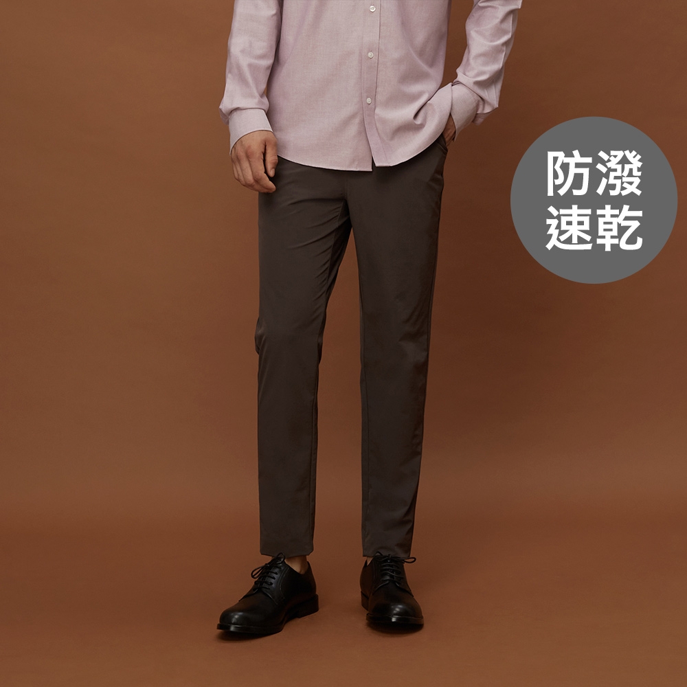 GIORDANO   男裝機能吸濕排汗休閒褲 Urban Walker系列 - 36 深灰