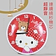 【HELLO KITTY】喜氣小熊凱蒂貓超靜音掛鐘 (JM-W2369KT-A) product thumbnail 1