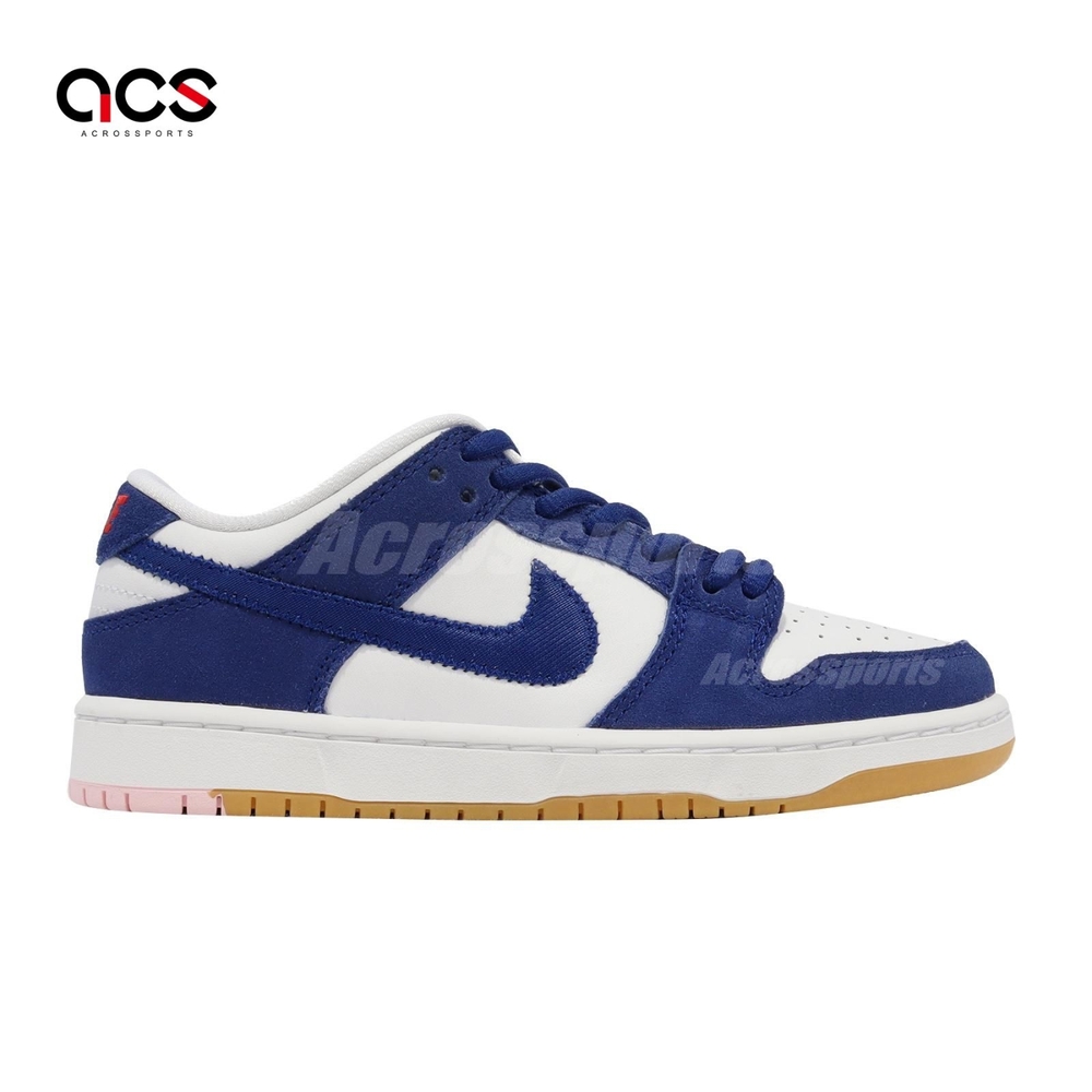 Nike 童鞋SB Dunk Low Pro PS 藍白道奇隊Dodgers 中童小朋友4-7歲