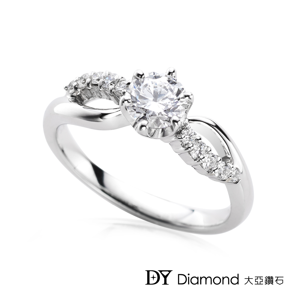 DY Diamond 大亞鑽石 18K金 0.50克拉 D/VS1 求婚鑽戒