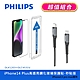 【PHILIPS飛利浦】IPhone 14系列 高透亮鋼化玻璃保護貼+USB-C to Lightning手機充電線1m (DLK1203~06+DLC4531V) product thumbnail 2