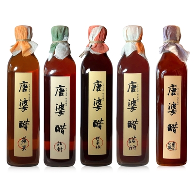 唐婆醋 500ml (手工松針/蘋果/諾麗果/甜菜根/白鶴靈芝)