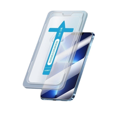 IN7 秒貼膜系列 iPhone 14 Plus/13 Pro Max (6.7吋) 高清高透光 滿版鋼化玻璃保護貼