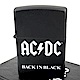 ZIPPO 美系~AC/DC-樂團BACK IN BLACK專輯圖案設計打火機 product thumbnail 1