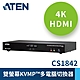 ATEN 2埠USB 3.0 4K HDMI雙螢幕KVM 多電腦切換器 (CS1842) product thumbnail 1