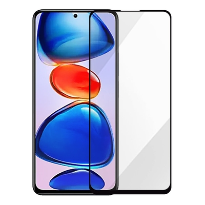 Metal-Slim 紅米 Note 11 Pro 4G/5G 全膠滿版9H鋼化玻璃貼-晶鑽黑