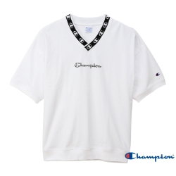 Champion AS V領Logo短Tee 白色