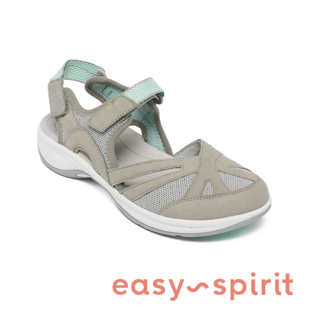 Easy Spirit-seESPLASH 繽紛舒適前包涼鞋-灰棕