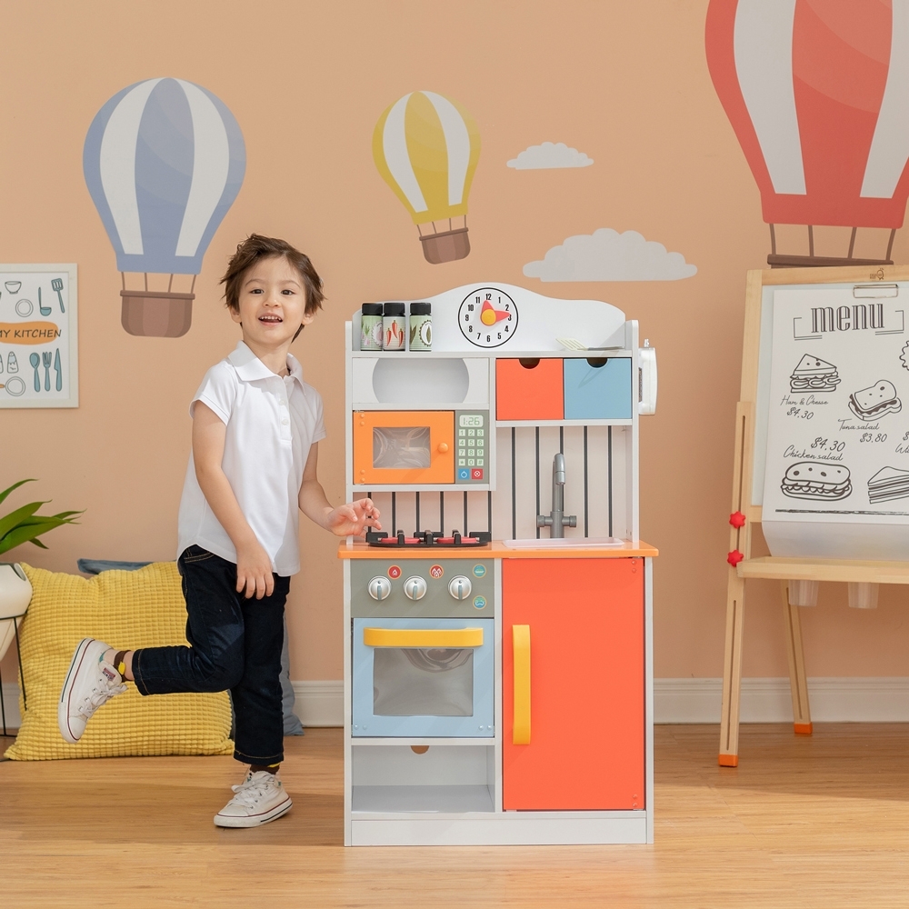 Teamson 佛羅倫斯木製家家酒兒童廚房玩具2020版(2色)