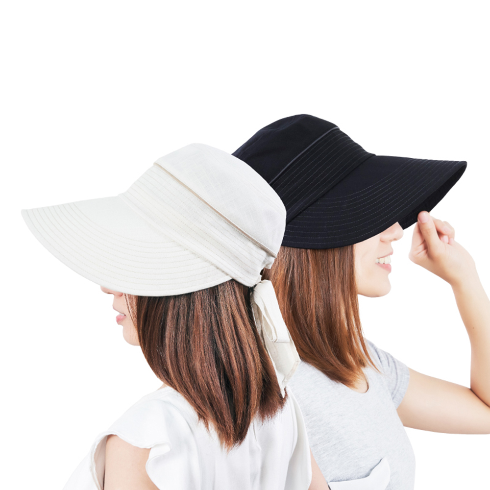 日本中初 寬大帽檐超輕量純棉遮陽帽