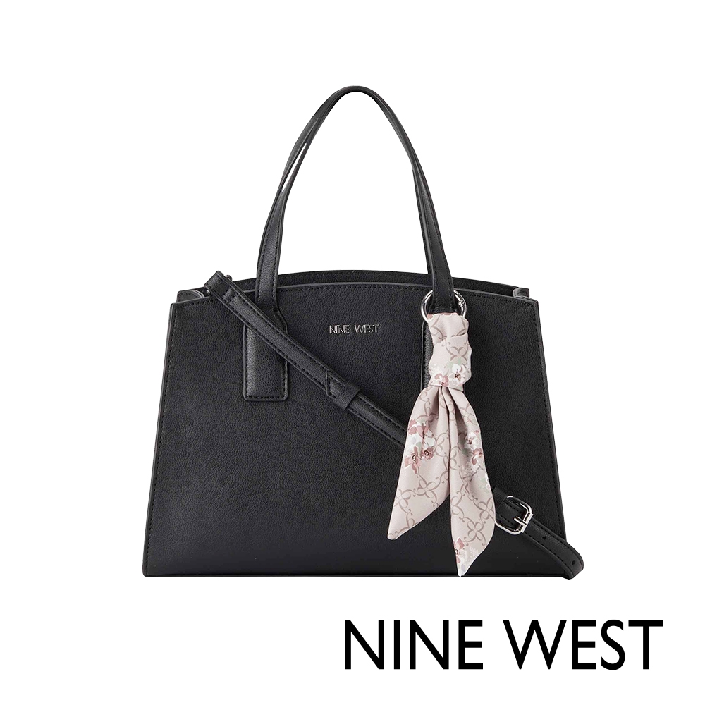 NINE WEST THERESE 經典手提/斜背托特包-黑色(555606)