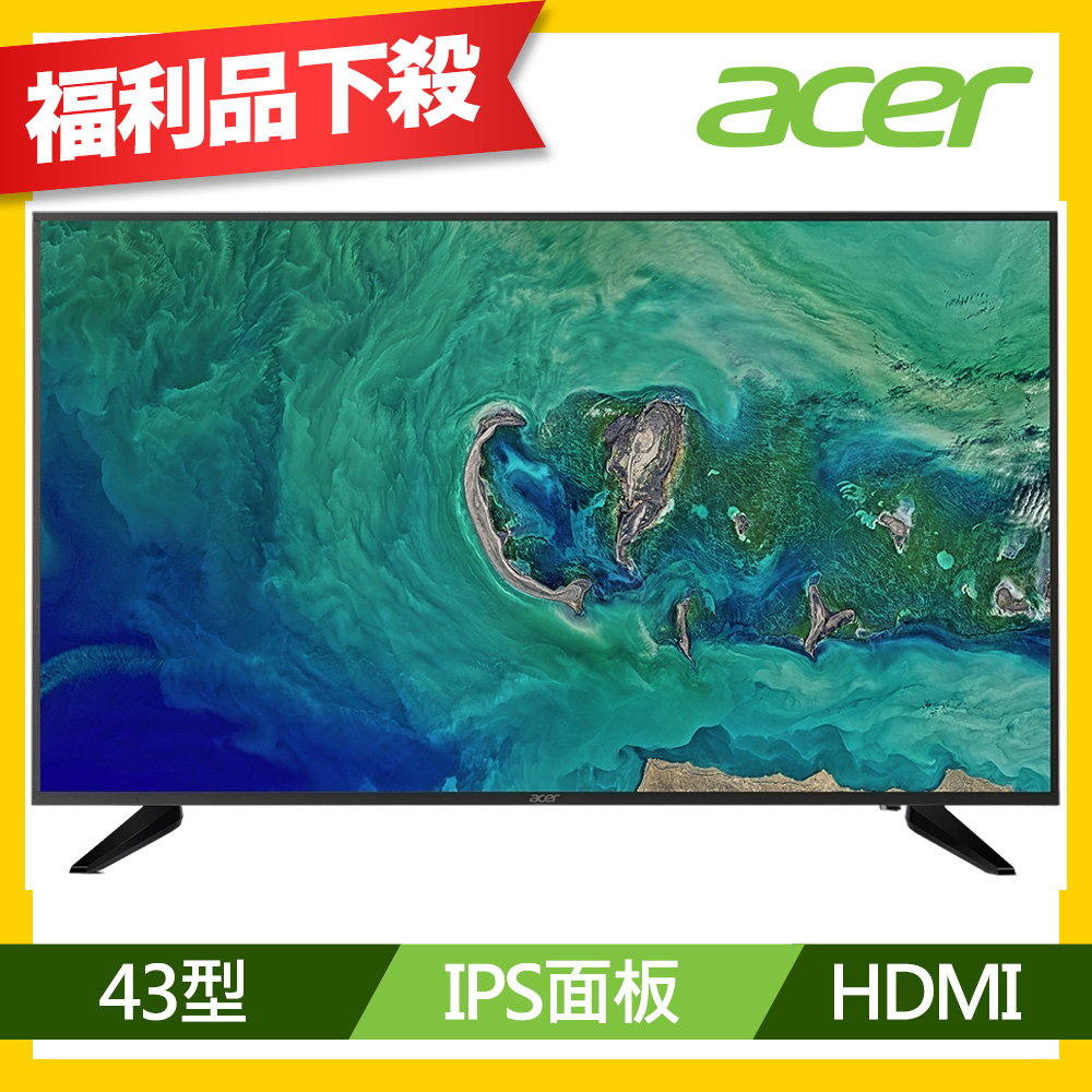Acer DM431K 43型 IPS 4K高解析HDR電腦螢幕 福利品