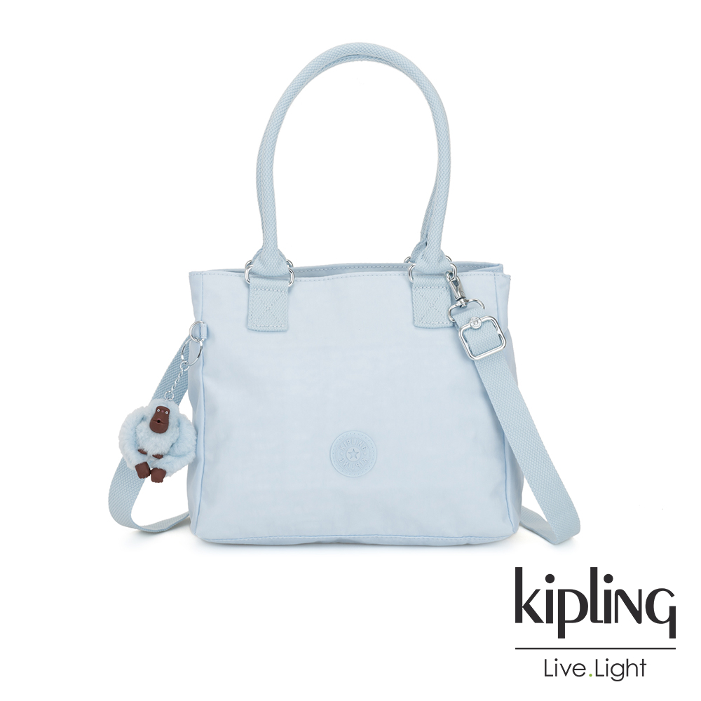 Kipling 棉花糖藍肩背側背方包-ESILO