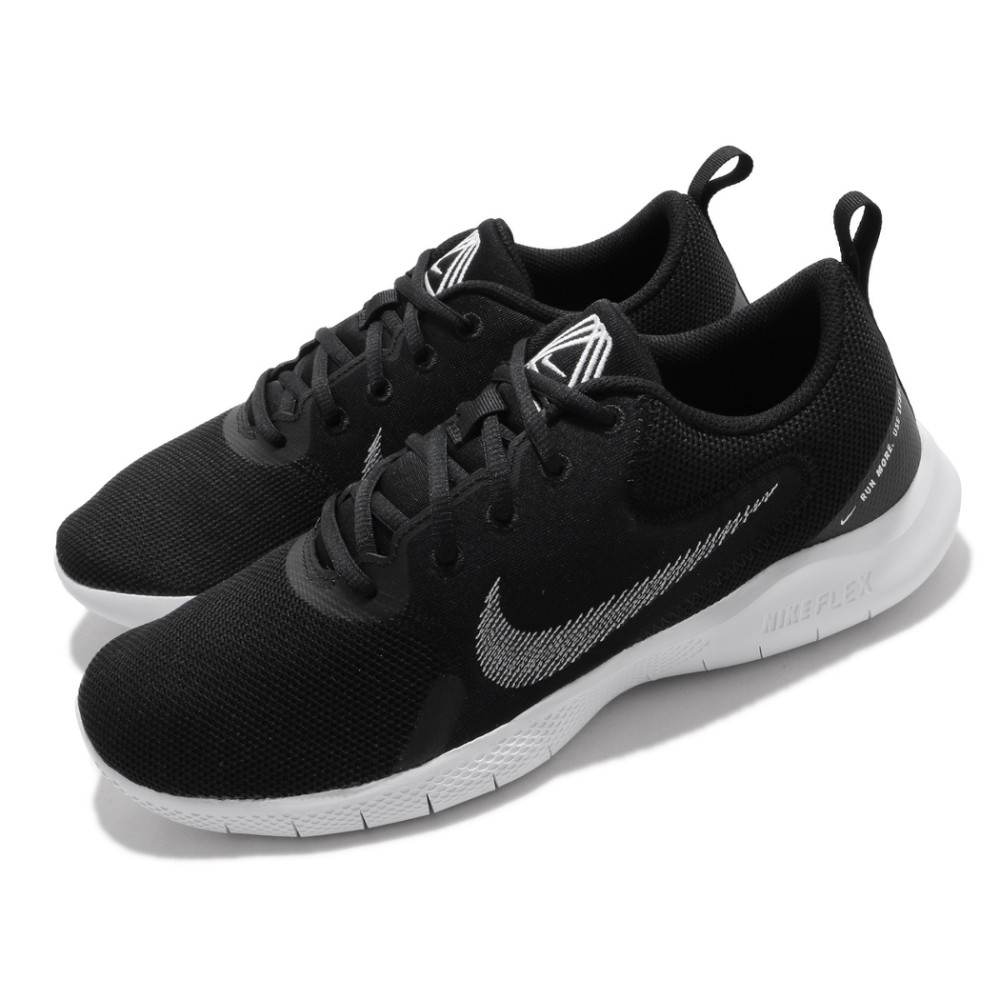 Nike 慢跑鞋 Flex Experience RN 男鞋 輕量 透氣 舒適 避震 路跑 健身 黑 白 CI9960002