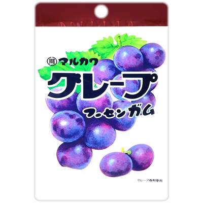 丸川製菓 葡萄風味口香糖 47g