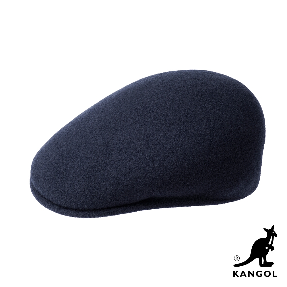 KANGOL-504 WOOL鴨舌帽-深藍色