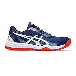 Asics Court Slide 3 [1041A335-401] 男 網球鞋 運動 訓練 入門款 皮革 耐用 深藍