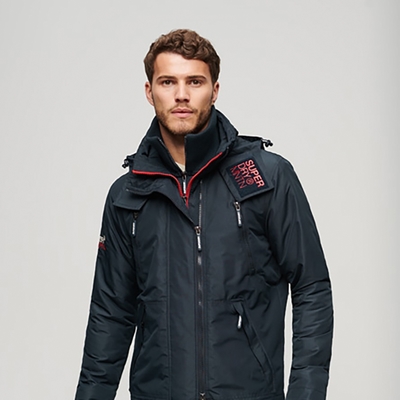 SUPERDRY 男裝 防風防潑水外套 MOUNTAIN WINDCHEATER 海軍藍