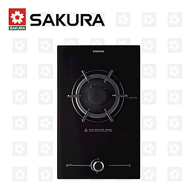 櫻花牌 SAKURA 花瓣式火焰強化玻璃檯面式單口瓦斯爐G-2112GB桶裝瓦斯 限北北基配送