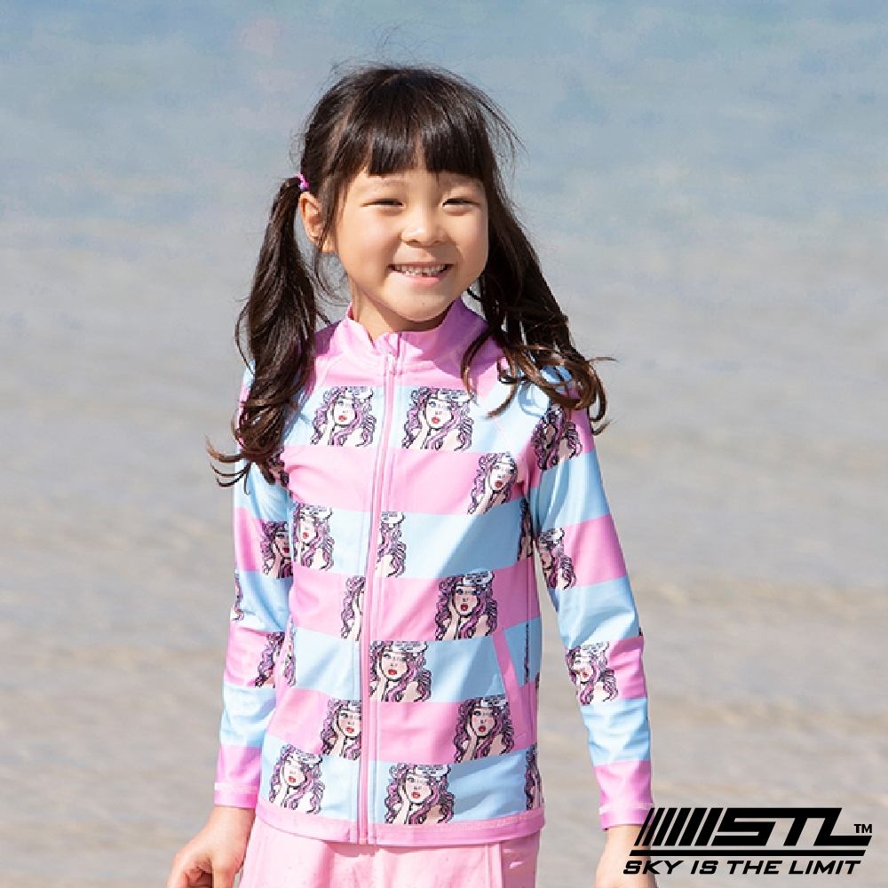 STL  kids 兒童 韓國 海灘/海邊 機能運動戶外 防磨 水母衣外套 粉Saffron