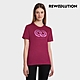 Rewoolution 女款FOLLOW 140g短袖印花T恤[莓紅色] 戶外登山 羊毛衣 上衣 RECB1WC512 product thumbnail 1