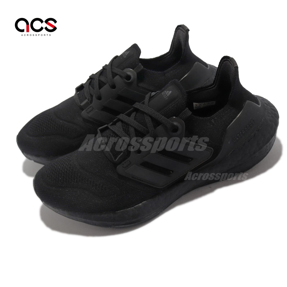 adidas 慢跑鞋 Ultraboost 22 W 運動 女鞋 愛迪達 輕量 透氣 避震 路跑 健身 全黑 GX5587