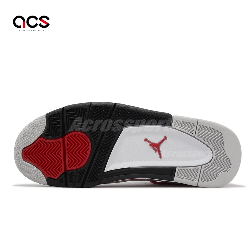 Nike Air Jordan 4 Retro 男鞋白紅黑紅水泥4代休閒鞋DH6927-161 | 休閒