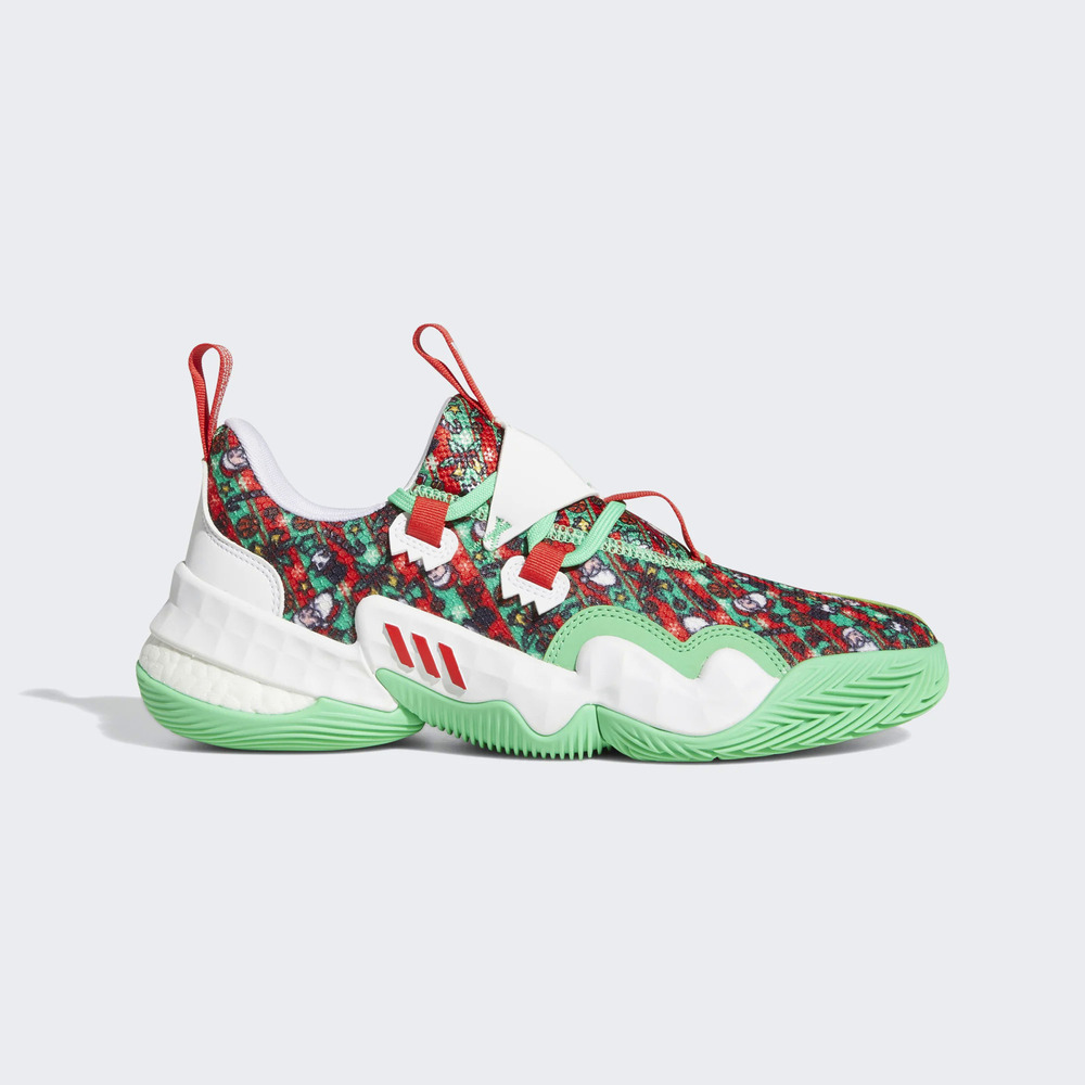 Adidas Trae Young 1 [GY0305] 男 籃球鞋 運動 崔楊 明星款 緩震 包覆 聖誕節配色 綠紅白