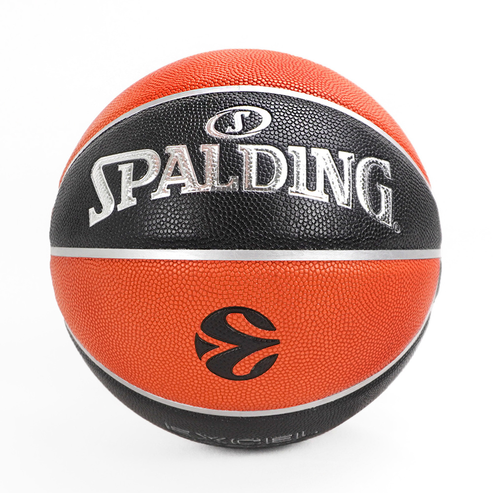 Spalding SP TF-500 [SPA77101] 籃球 7號 歐冠盃系列 合成皮球 7號 室內外 棕 黑