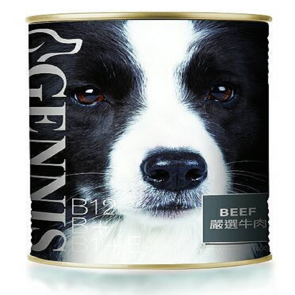 【24入】GENNIS吉妮斯犬餐罐系列-14.5oz(410g)#購買第二件都贈送寵物零食*1包