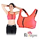 KS yogini 前開拉鍊式運動內衣 運動背心 亮橘 product thumbnail 1