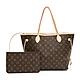 【LOUIS VUITTON 路易威登】 Monogram Neverfull MM子母托特包 product thumbnail 1